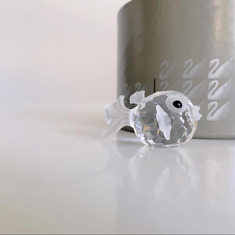 SWAROVSKI Mini Blowfish Crystal Figurine